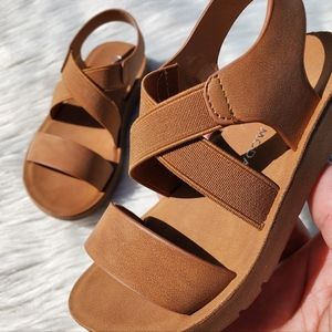 Tan Toddler Comfort Sole Sandals